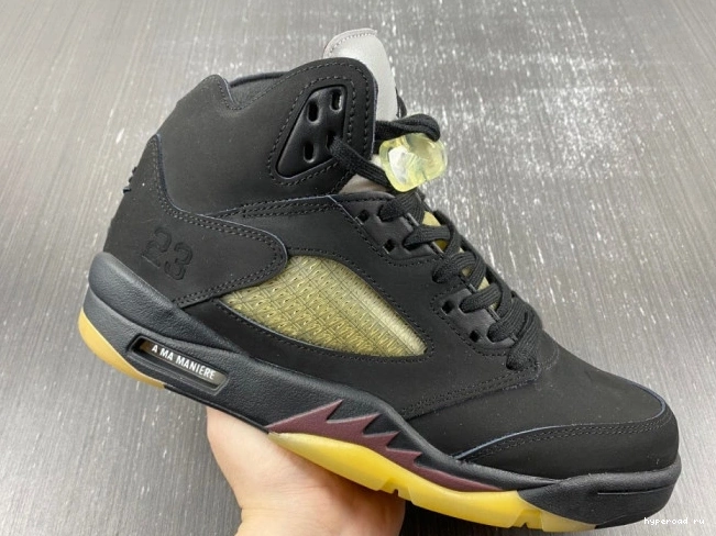 Jordan 5 Black Maniere x A Air Ma FD1330-001 0715